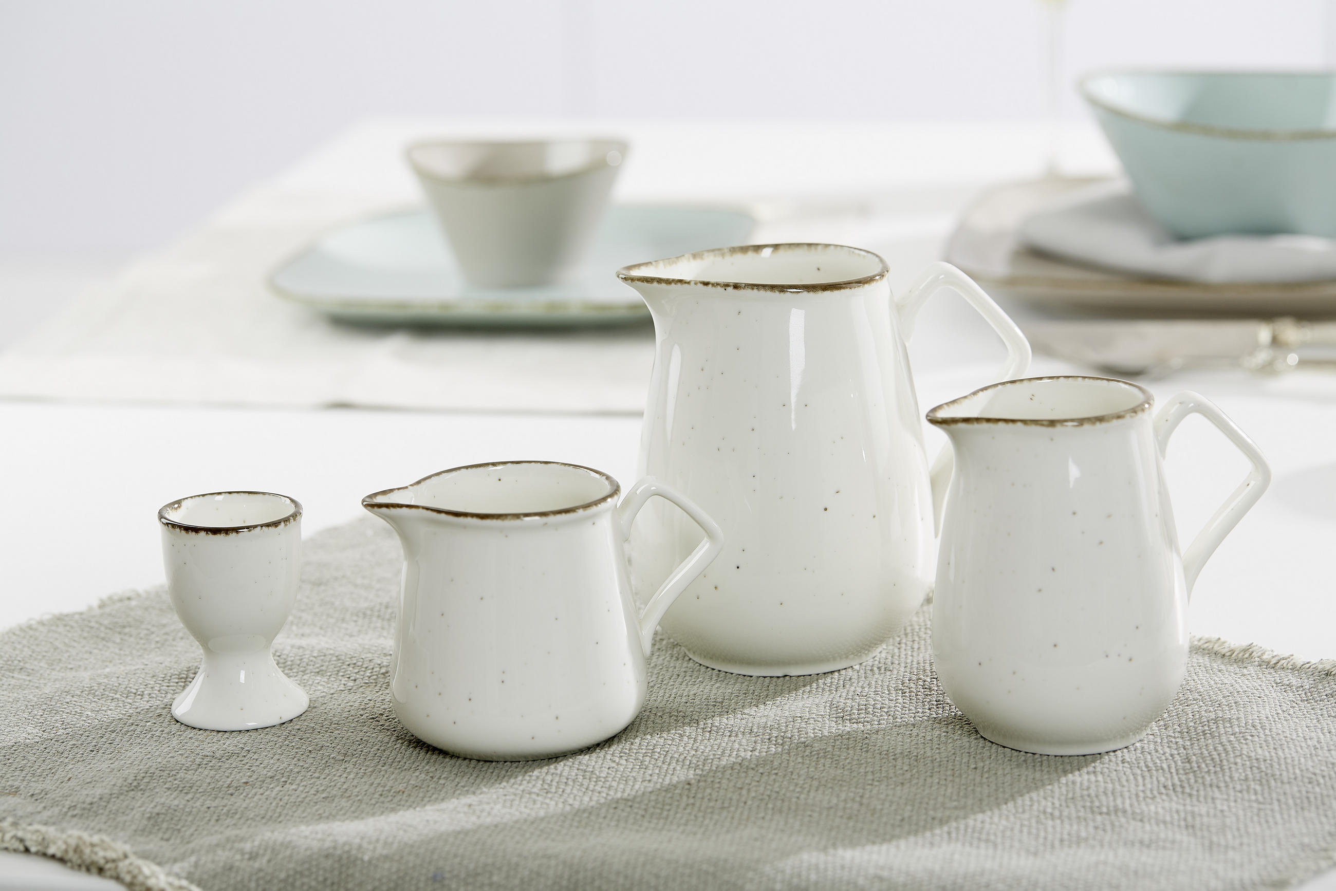 EIERBECHER Keramik Steinzeug - Creme/Braun, Keramik (5/5/7cm) - Ritzenhoff Breker