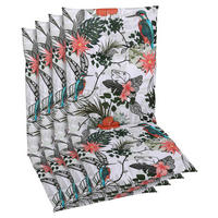 SESSELAUFLAGENSET in Grün, Hellgrau Floral  - Hellgrau/Grün, Design, Textil (48/05/108cm)