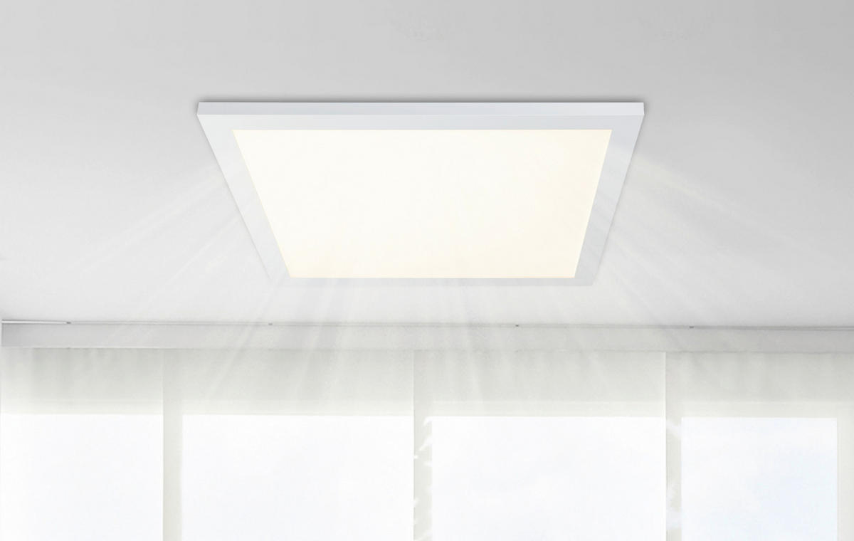 STROPNÍ LED SVÍTIDLO, 45/45/5 cm - Basics (45/45/5cm) - Globo