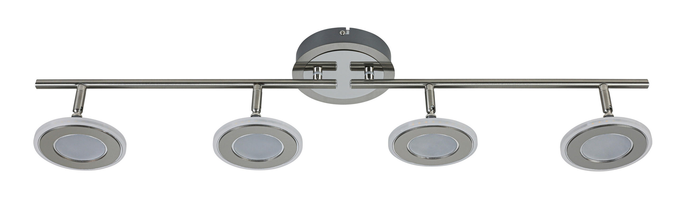 LED-SPOTLIGHT 82/17,5/13 cm   - kromfärg/nickelfärgad, Design, metall/plast (82/17,5/13cm) - Novel