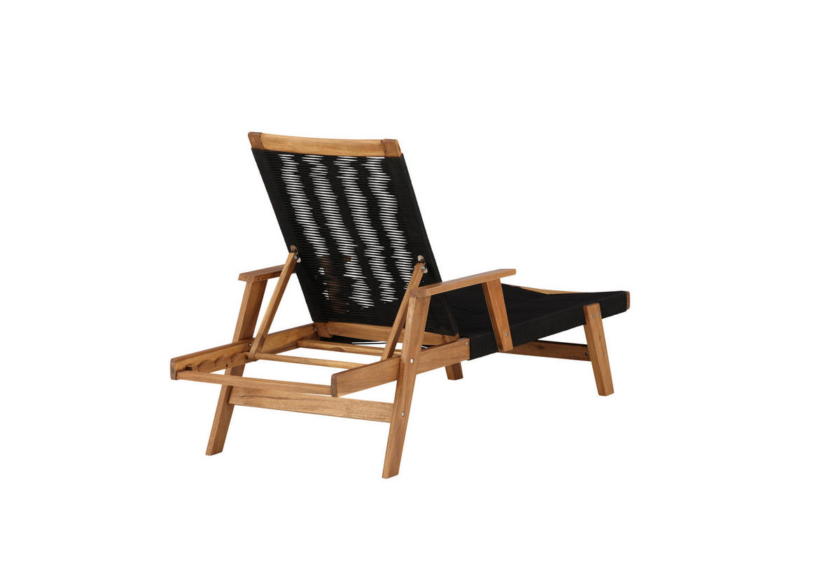 SOLSÄNG   73/35/200 cm  - svart/akaciefärgad, Klassisk, trä (73/35/200cm) - Gardenson