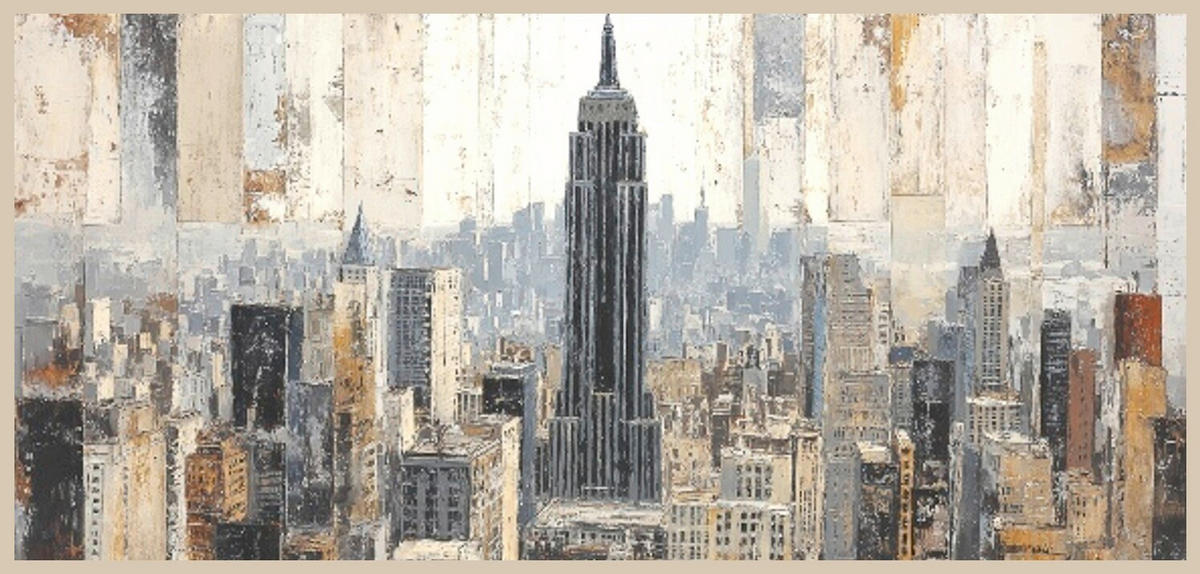 LEINWANDBILD Städte 115/55 cm  - Multicolor, Basics, Holz/Papier (115/55cm) - Euroart