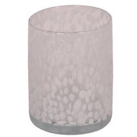 LJUSLYKTA - vit/transparent, Basics, glas (12/18cm)