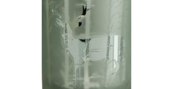 Teelichthalter Baltus D/H: ca. 10,2/12,5cm - Grau/Grün, KONVENTIONELL, Glas (10,2/12,5cm) - Ombra