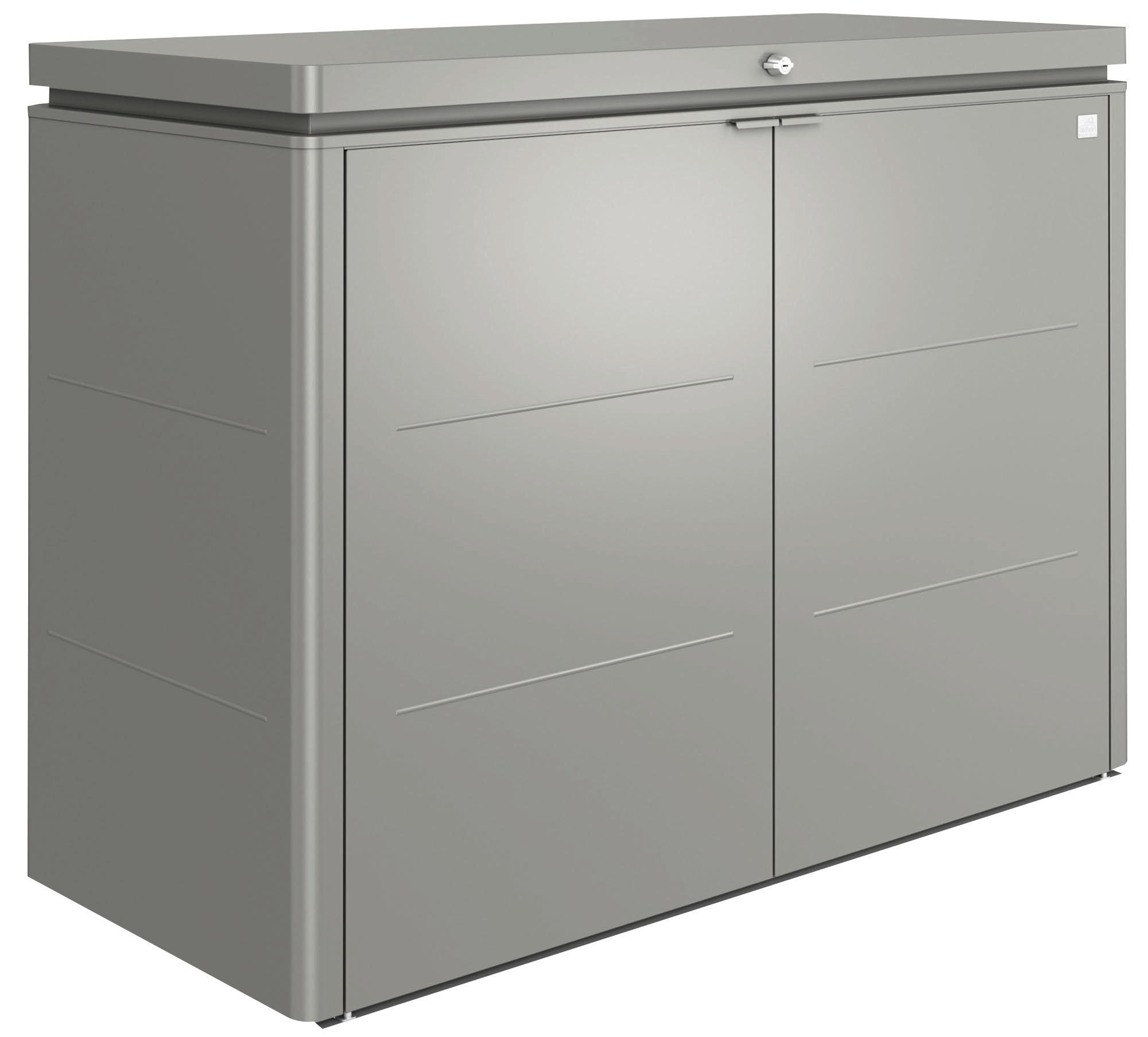 Biohort Gartenbox Grau 160x118x70 cm