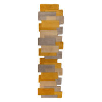 WOLLTEPPICH 230/60 cm Gelb, Naturfarben  - Gelb/Naturfarben, Basics, Textil (230/60cm) - Xora