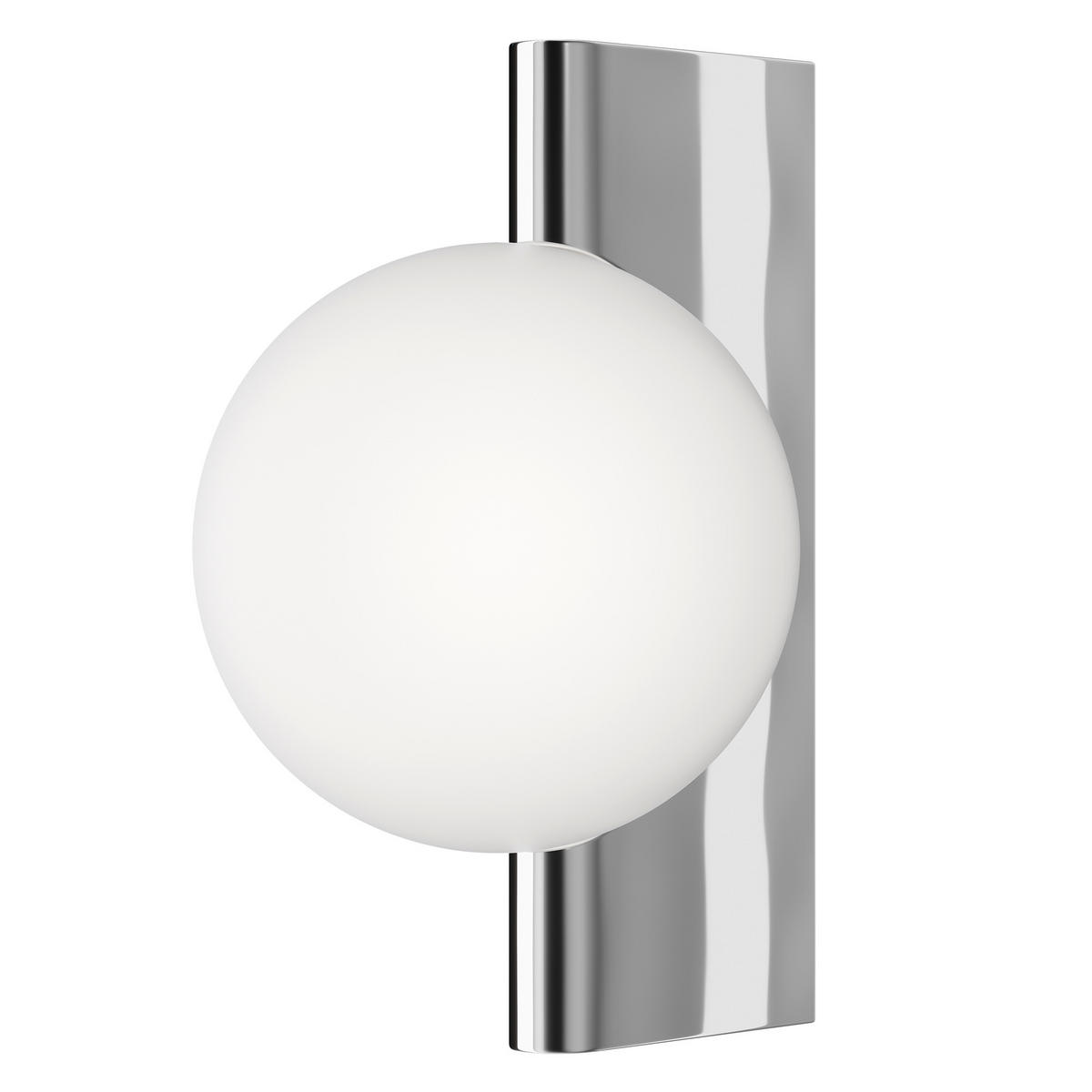 WANDLEUCHTE - Chromfarben/Weiss, Trend, Glas/Metall (18/30/21,5cm) - MAYTONI