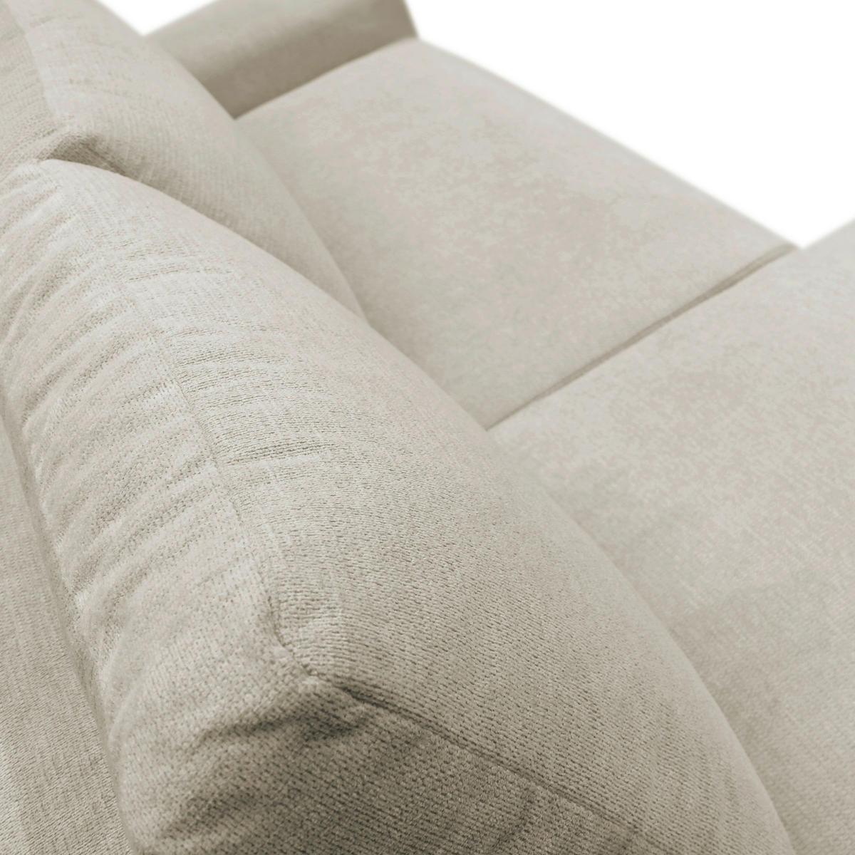 ECKSOFA Beige Struktur  - Beige/Schwarz, Design, Kunststoff/Textil (160/250cm) - MID.YOU