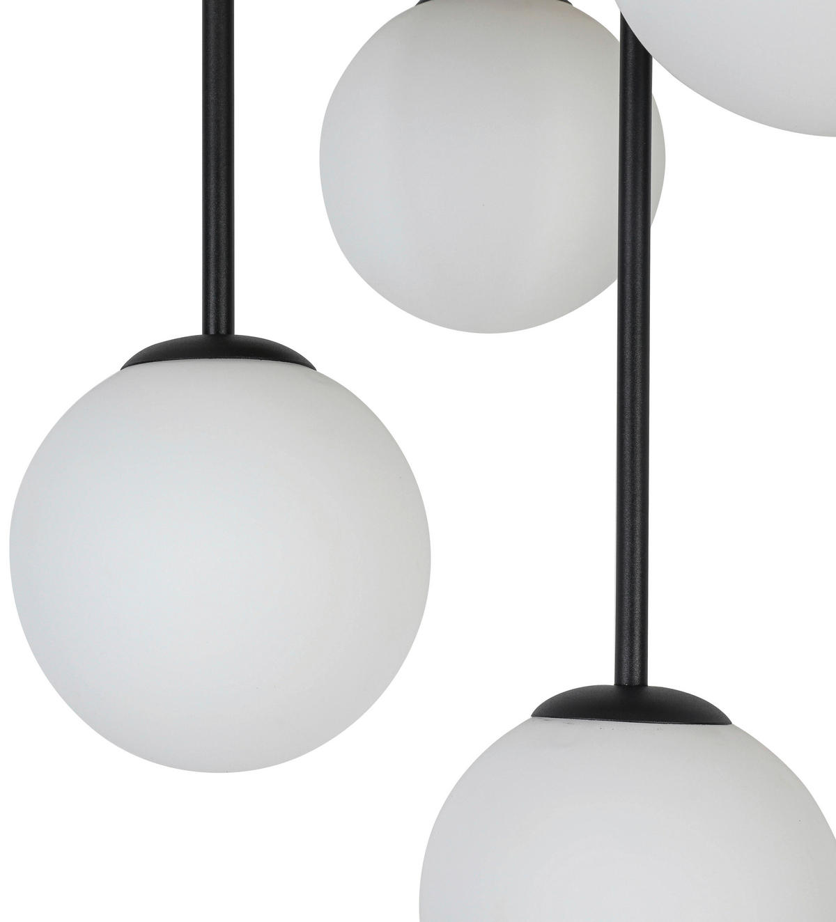 HÄNGELEUCHTE 38/39/59 cm   - Eichefarben/Schwarz, Trend, Glas/Holzwerkstoff (38/39/59cm) - Collet's Monde