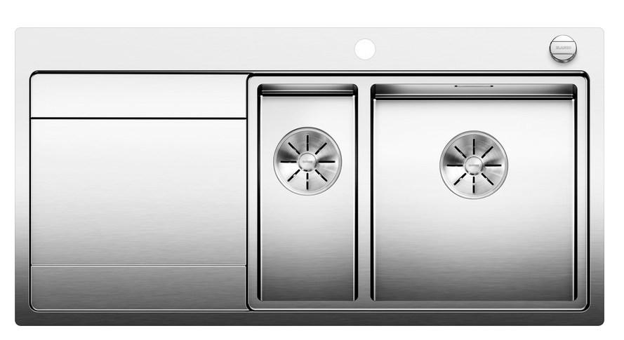 SPÜLE 521662  - Edelstahlfarben, Basics, Metall (100/19,7/51cm) - Blanco