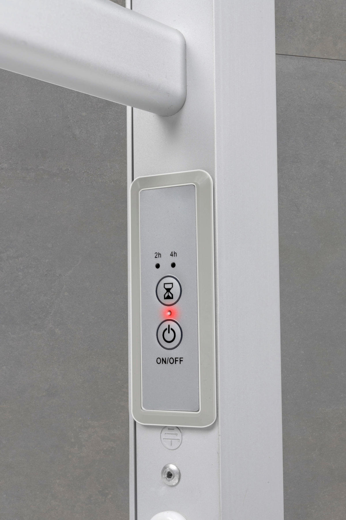 HANDTUCHTROCKNER Hellgrau  - Hellgrau, Basics, Metall (54/4,5/94cm) - Dirt Devil