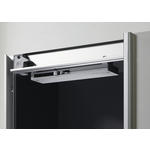 TÜRDÄMPFER 17,5/1,5/5,7 cm 2-teilig Silberfarben  - Silberfarben, Kunststoff/Metall (17,5/1,5/5,7cm) - Carryhome