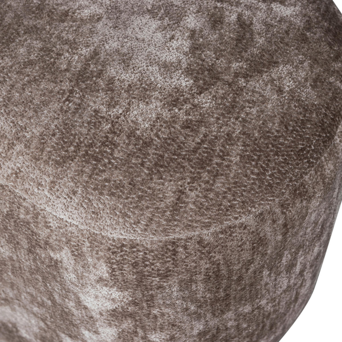 HOCKER in Textil Taupe  - Taupe, Design, Textil (73/43/51cm) - Livetastic