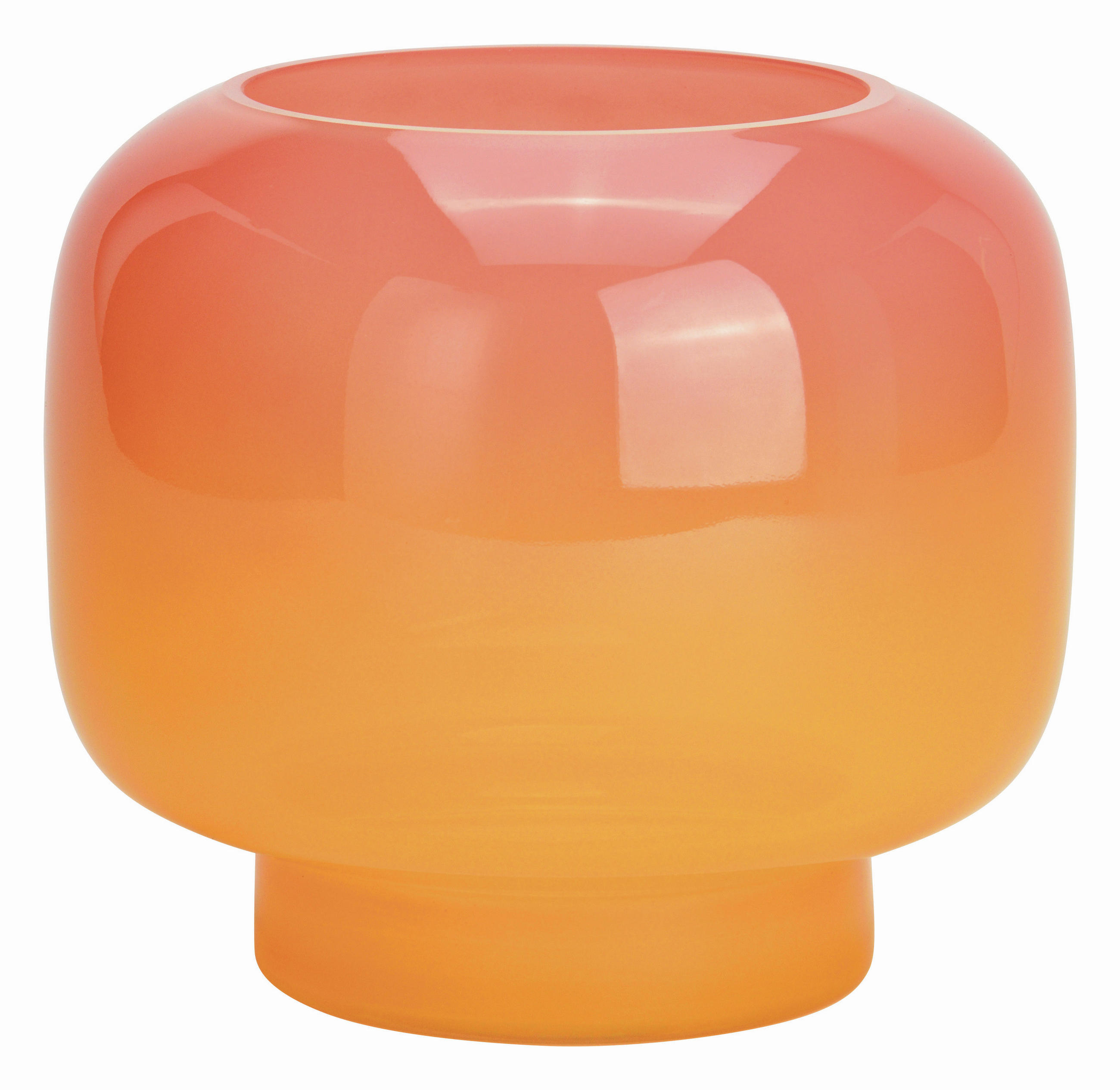 VASE  - Pink, Basics, Glas (15/14/15cm)