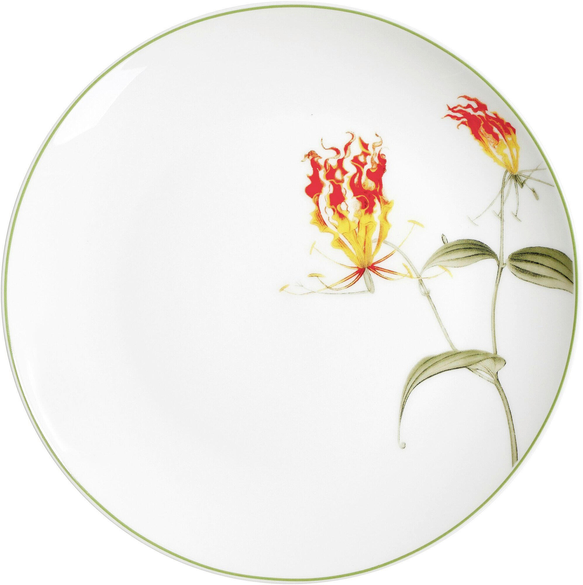 DEZERTNÍ TALÍŘEK porcelán keramika 20,5 cm - oranžová/bílá, Trend, keramika (20,5cm) - Ritzenhoff Breker