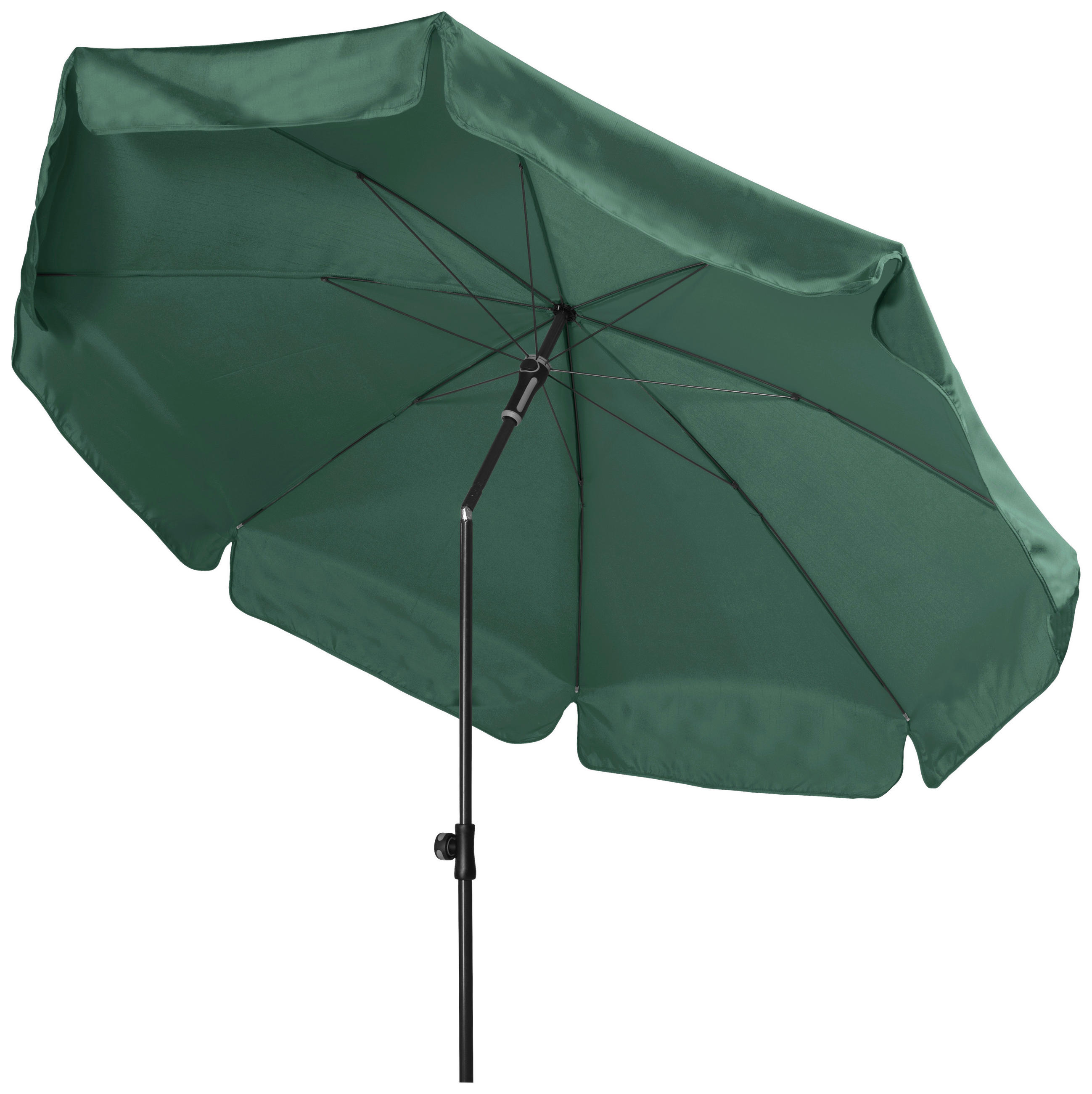 SLNEČNÍK 200 cm - zelená/antracitová, Basics, kov/textil (200cm) - Ambia Garden