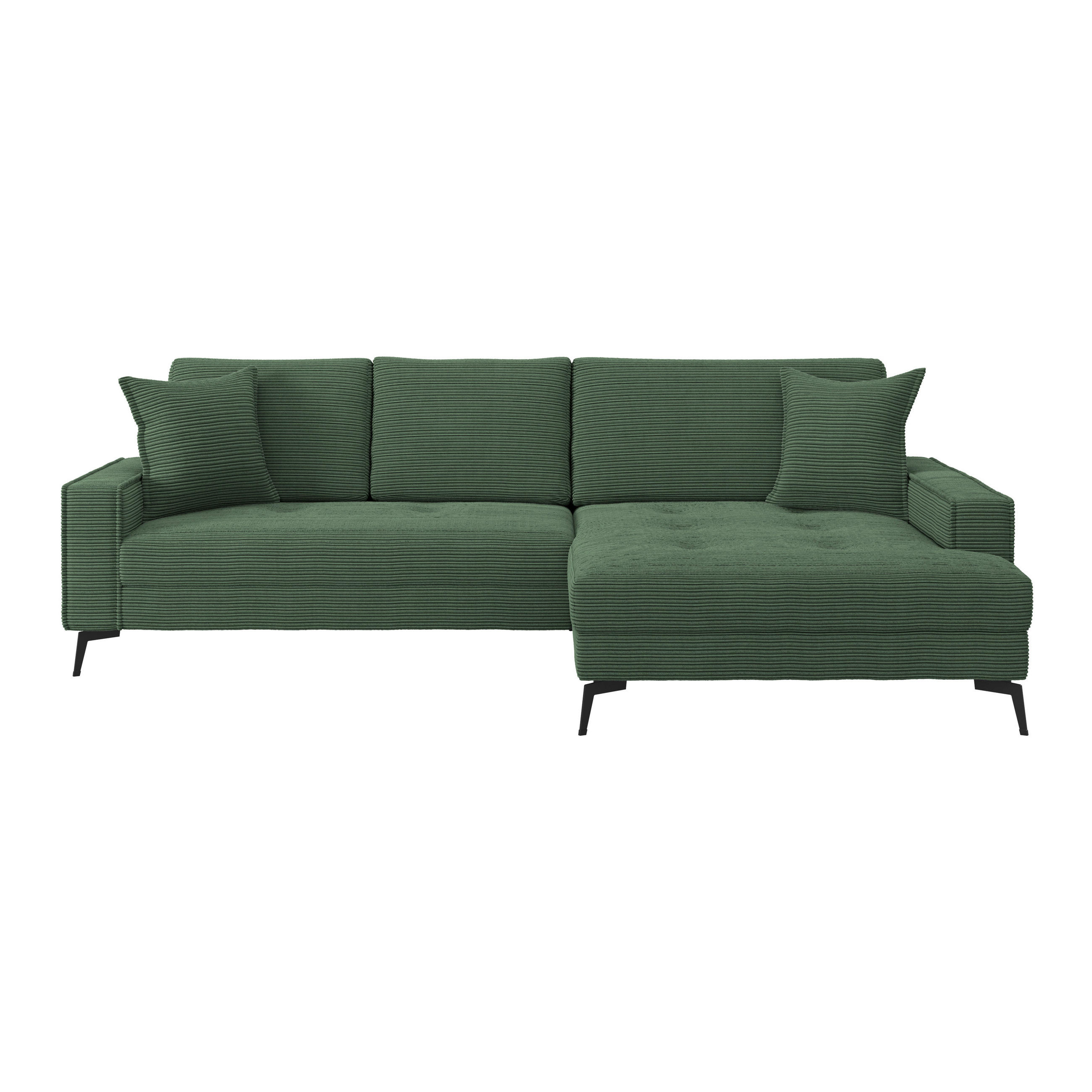 Ecksofa Zero Grün 286x173 Cm
