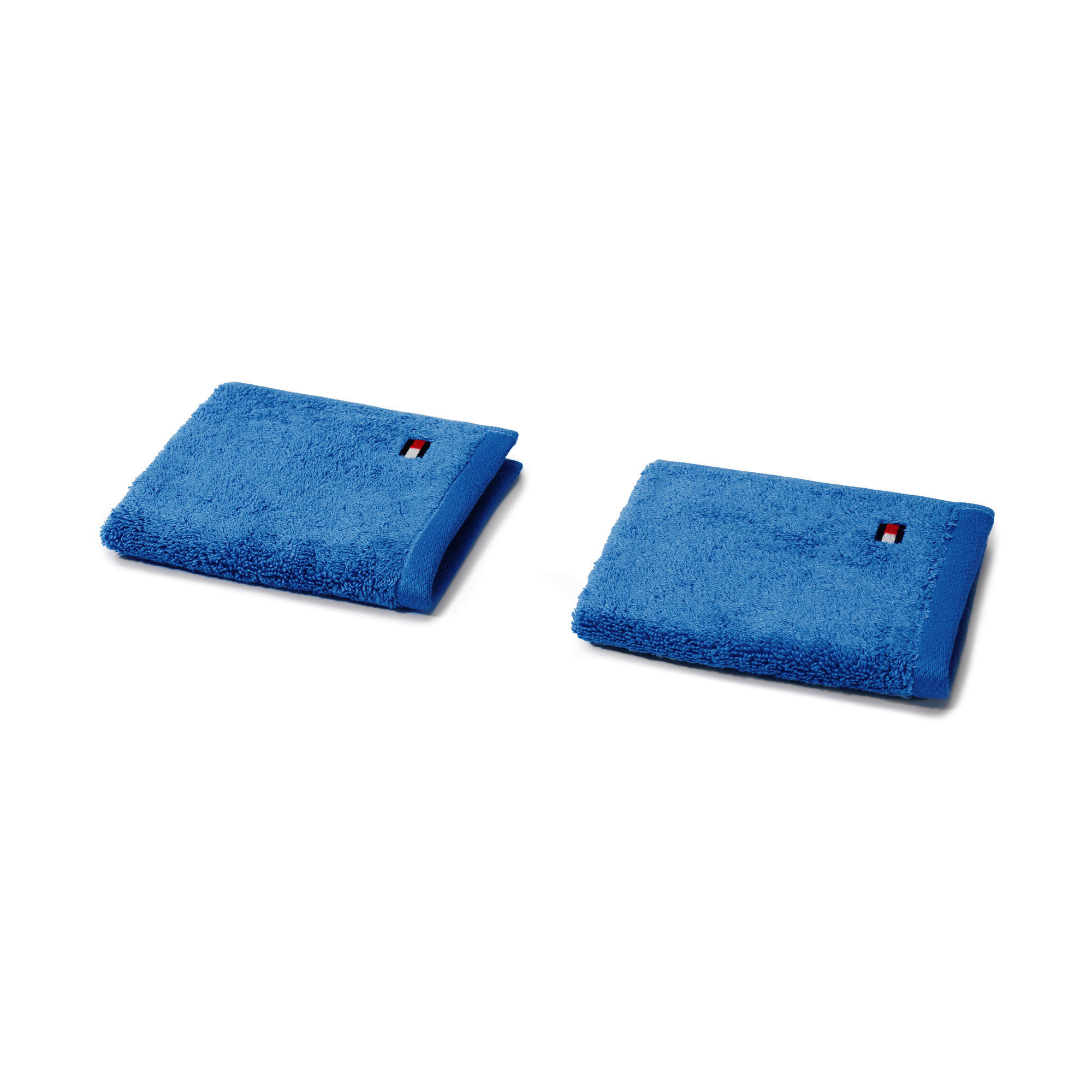 Seiftuch 2er-Set Plain Blau 2-teilig 30/30 cm  - Blau, Basics, Textil (30/30cm) - Tommy Hilfiger