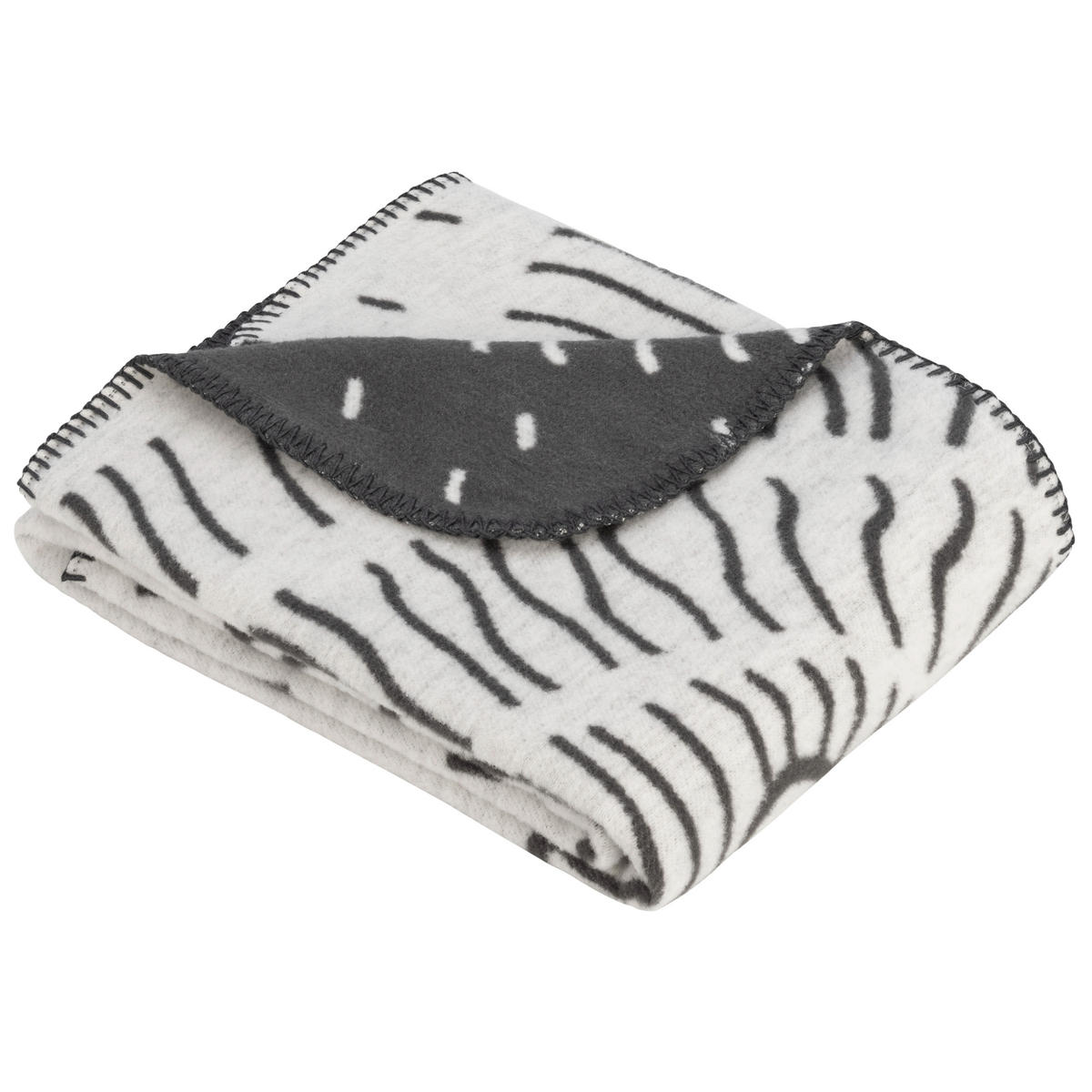 SCHMUSEDECKE S.Oliver Junior  70/100 cm  - Creme/Grau, Basics, Textil (70/100cm) - S. Oliver