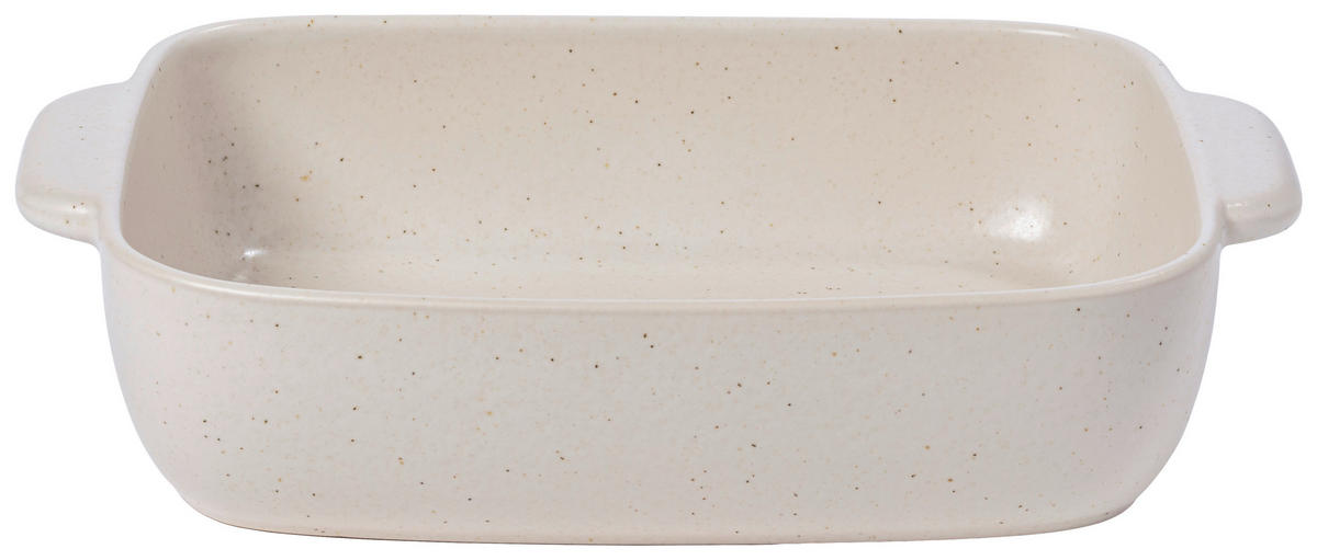 AUFLAUFFORM Keramik Feinsteinzeug  - Creme, Basics, Keramik (33/22/7cm) - Costa Nova