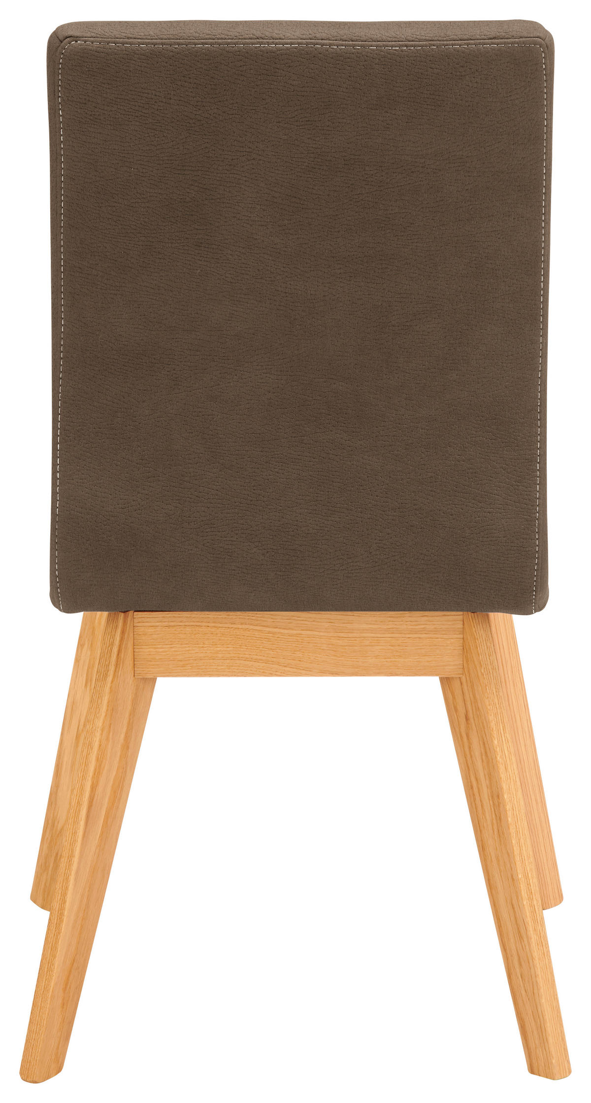 STUHL  in Mikrofaser Holz, Textil  - Beige/Braun, Design, Holz/Textil (45/102/56cm) - Novel