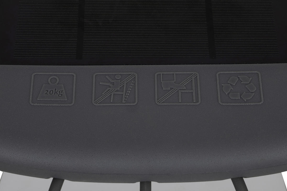 AUßENLEUCHTE 40/30 cm   - Grau, Trend, Kunststoff/Metall (40/30cm) - Novel