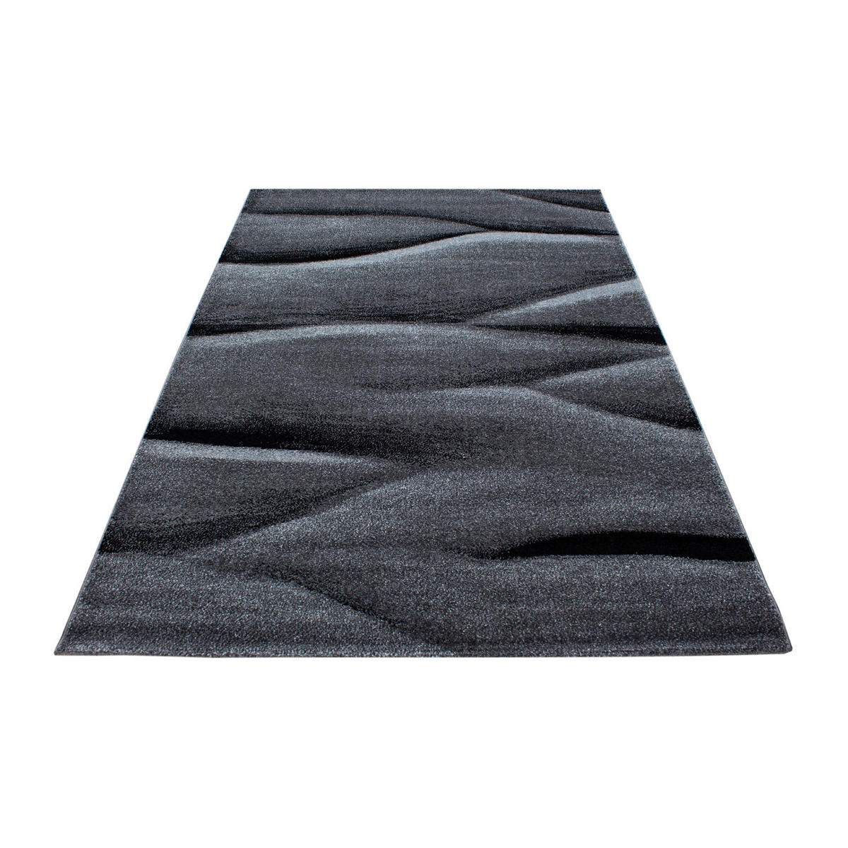 WEBTEPPICH 80/150 cm Lucca 1840 Schwarz  - Schwarz, Trend, Textil (80/150cm)
