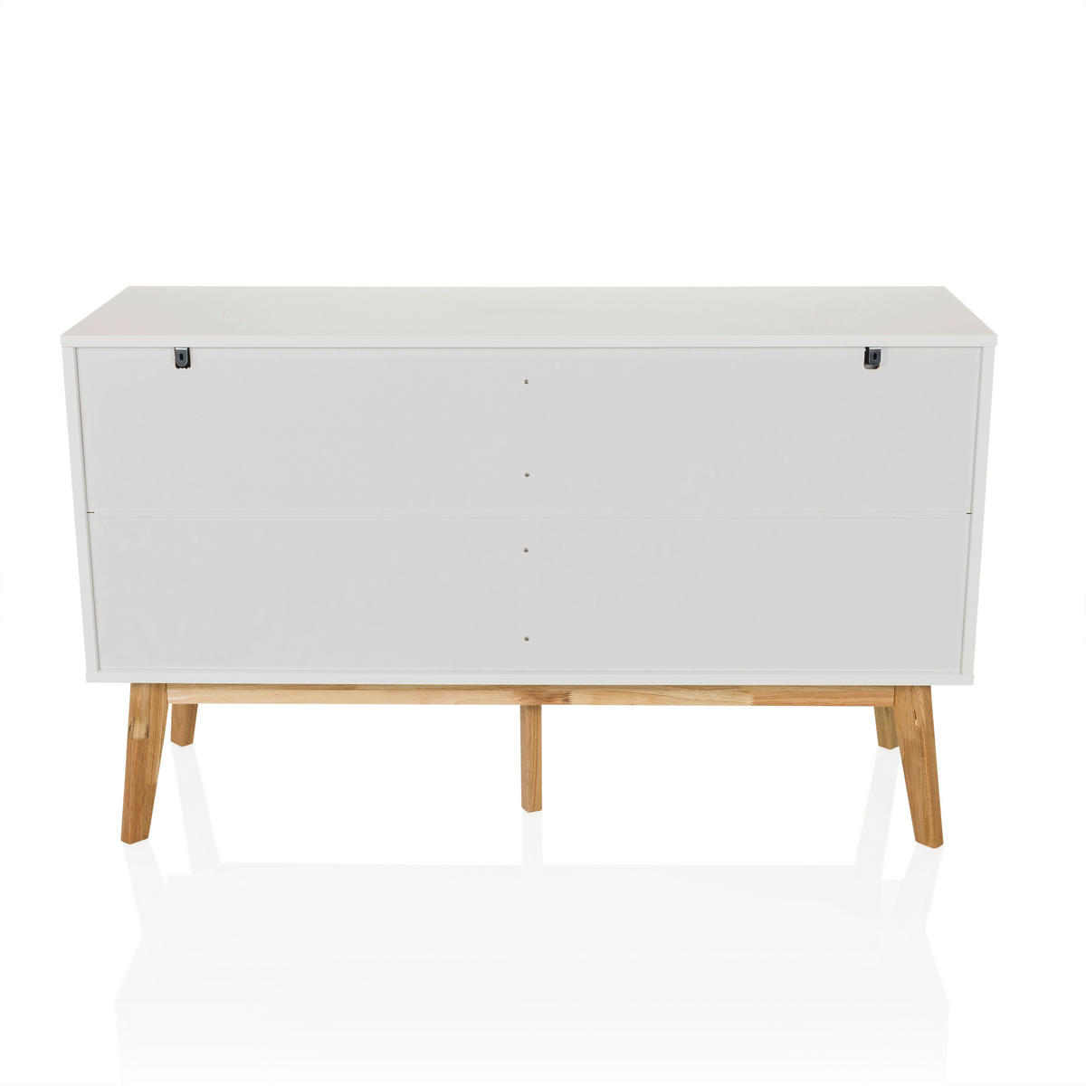 SIDEBOARD  in 120/72/40 cm  - Hellbraun/Weiß, MODERN, Holzwerkstoff (120/72/40cm) - MID.YOU