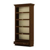 REGAL Pinie massiv Creme, Nussbaumfarben  - Nussbaumfarben/Creme, LIFESTYLE, Holz/Metall (117/238,5/46,5cm) - Livetastic