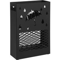 SCHIRMSTÄNDER Metall Schwarz  - Schwarz, Basics, Metall (28,5/41/12,2cm)