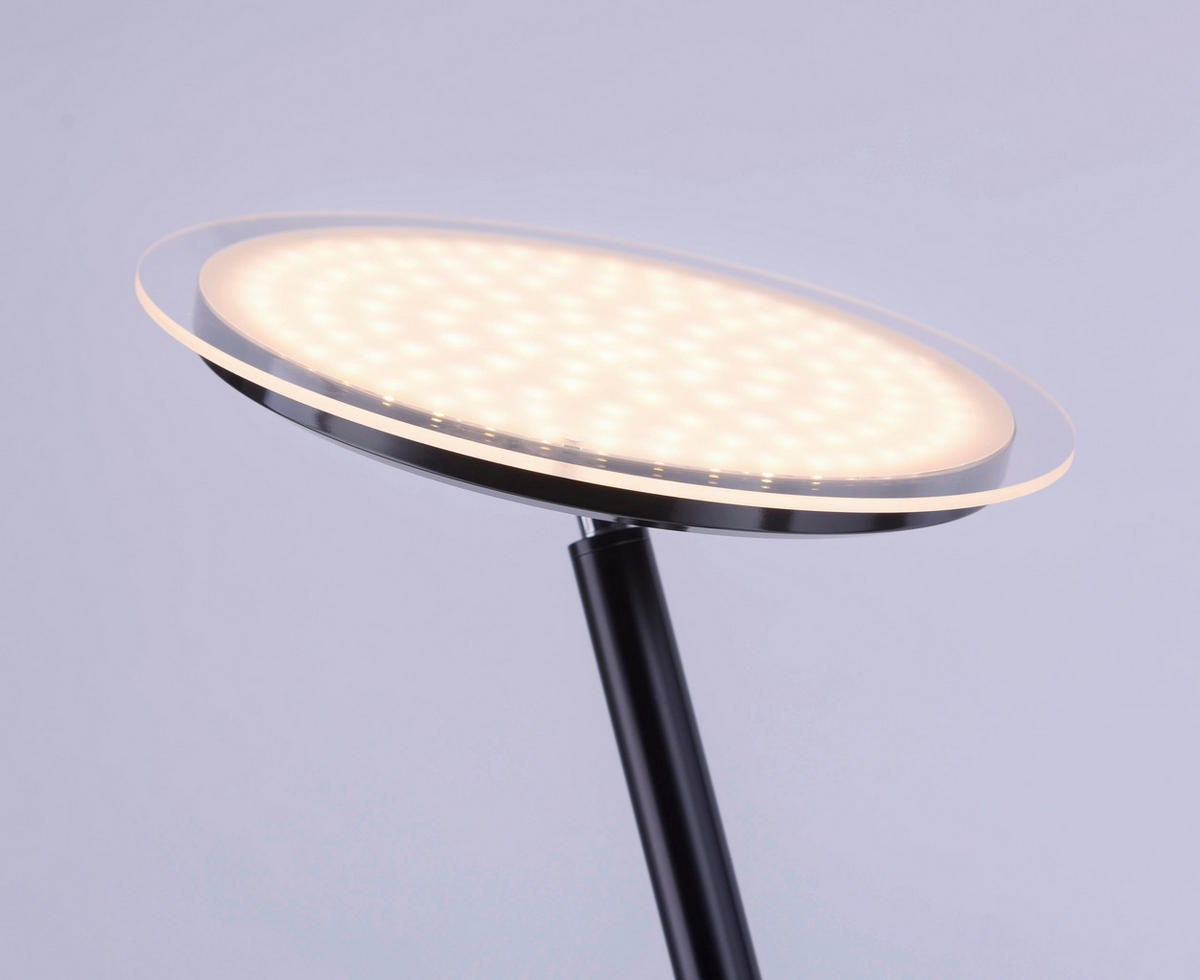 LED-STEHLEUCHTE 30/30/181 cm    - Schwarz, Design, Metall (30/30/181cm)