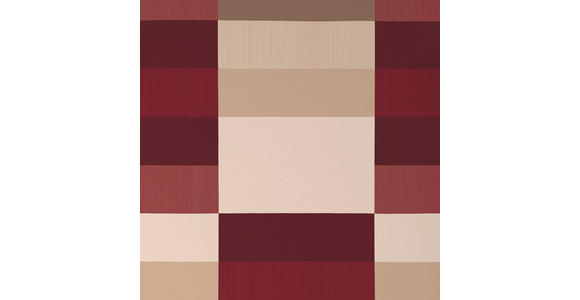 BETTWÄSCHE CUBY Satin 140/200 cm  - Bordeaux, KONVENTIONELL, Textil (140/200cm) - Novel