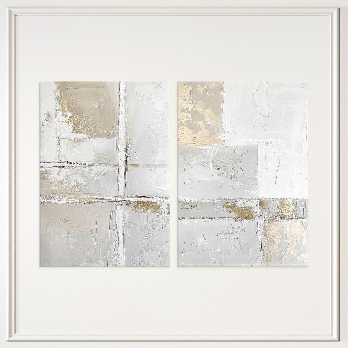 BILDERSET - Multicolor, Basics, Holz/Textil (50/70cm)