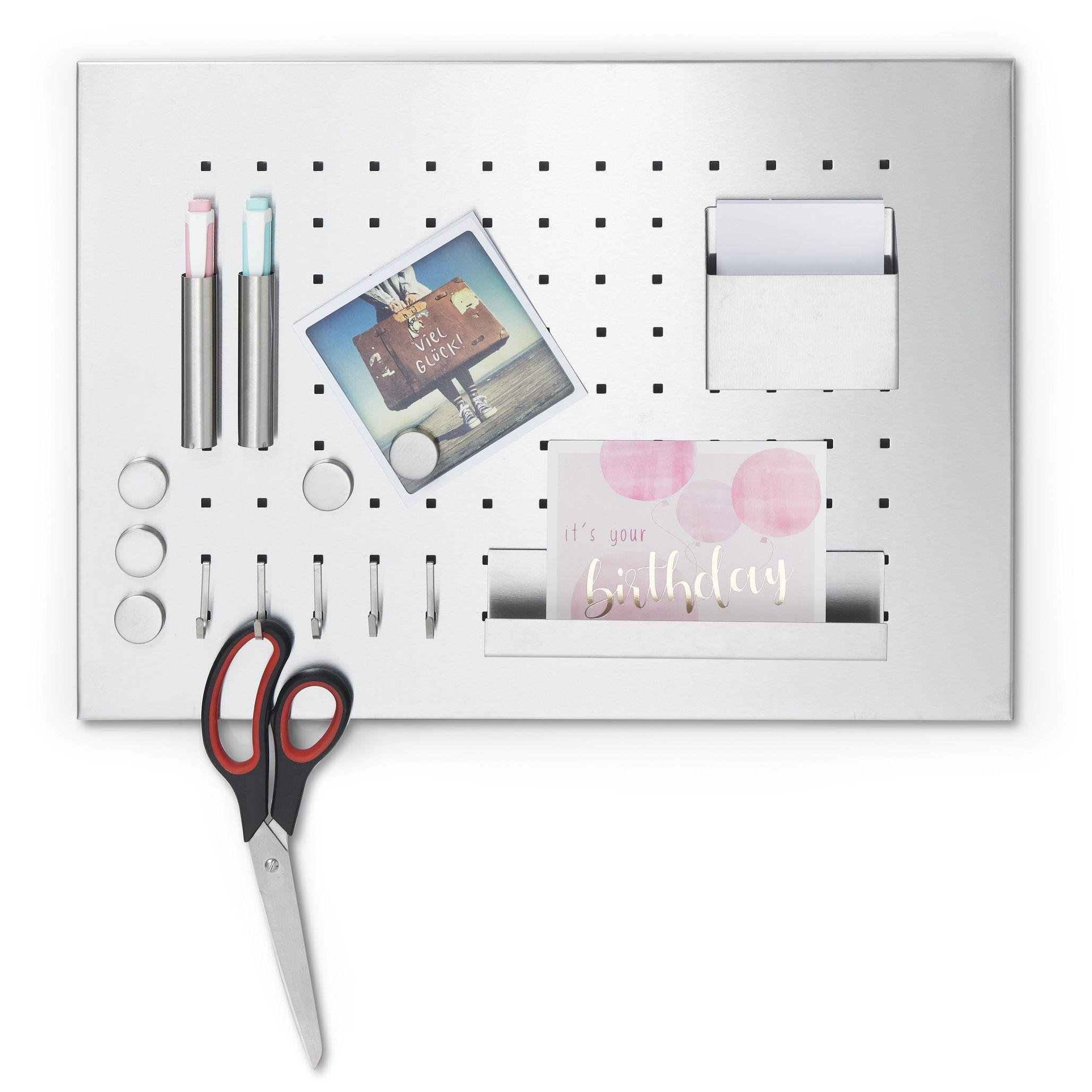 MAGNETTAFEL - Silberfarben, Basics, Metall (50/1,5/35cm) - Zeller Present