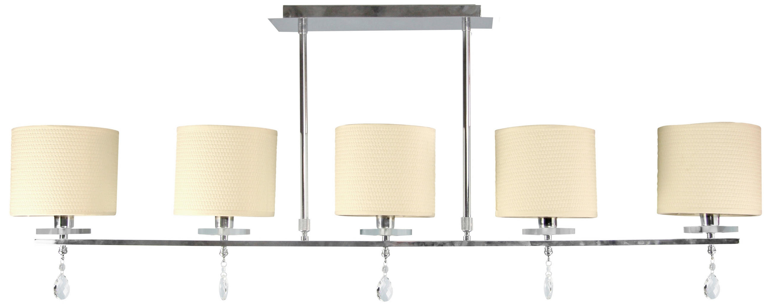 SVJETILJKA STROPNA Estera  - boje kroma, Konvencionalno, metal/plastika (112/15/55cm)