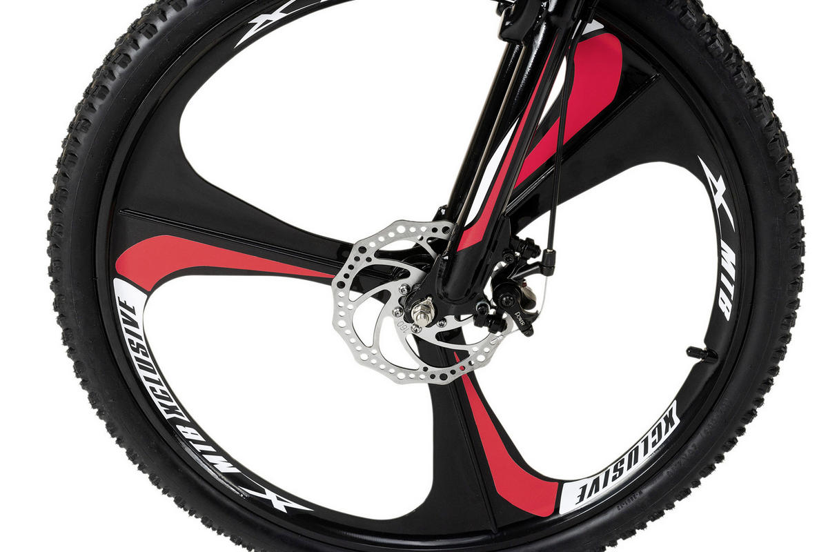 MOUNTAINBIKE 26 Zoll  - Rot/Schwarz, Basics, Metall (70/100/180cm) - Atrigo