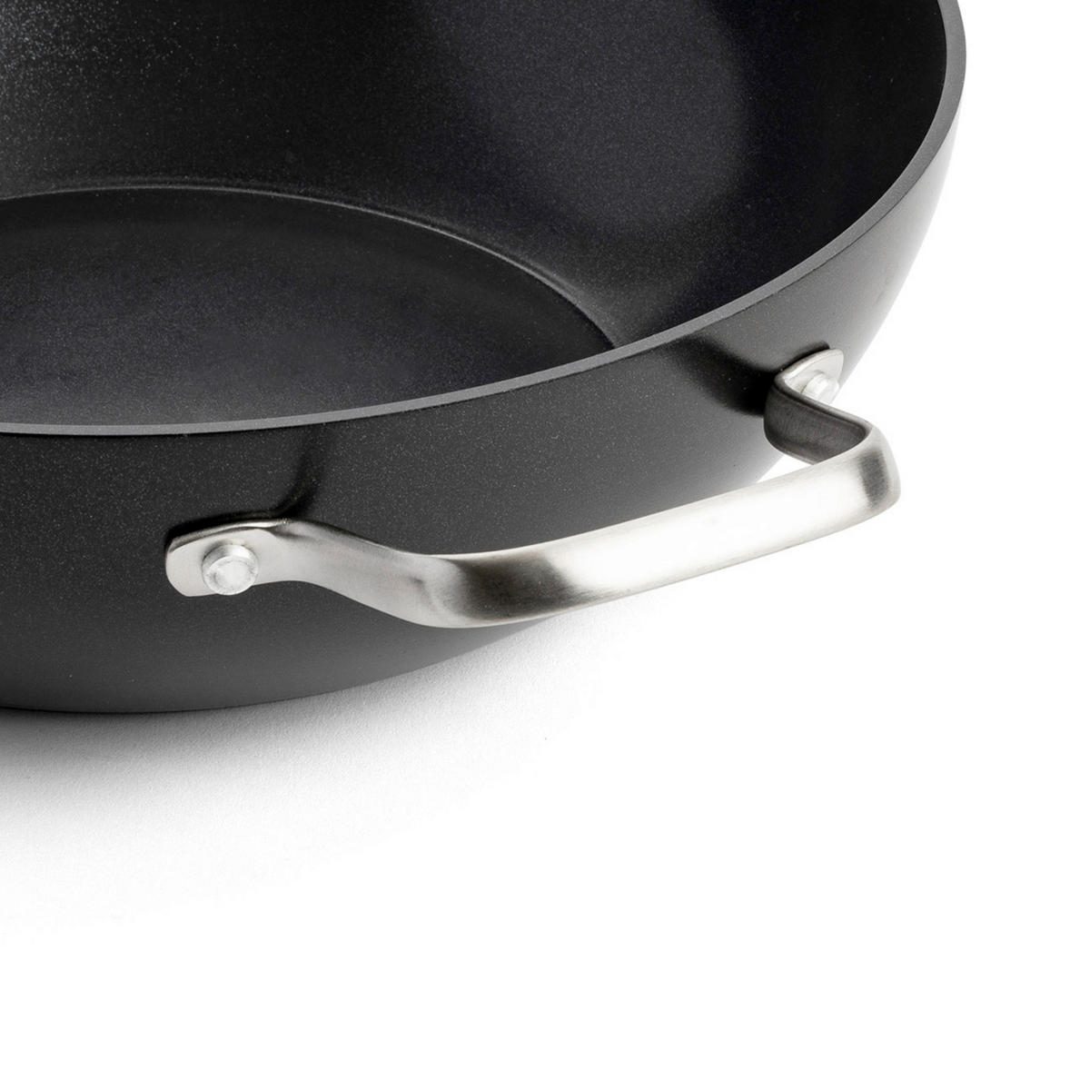 WOKPFANNE Copenhagen Keramikbeschichtung 30 cm  - Schwarz, Basics, Metall (30cm)