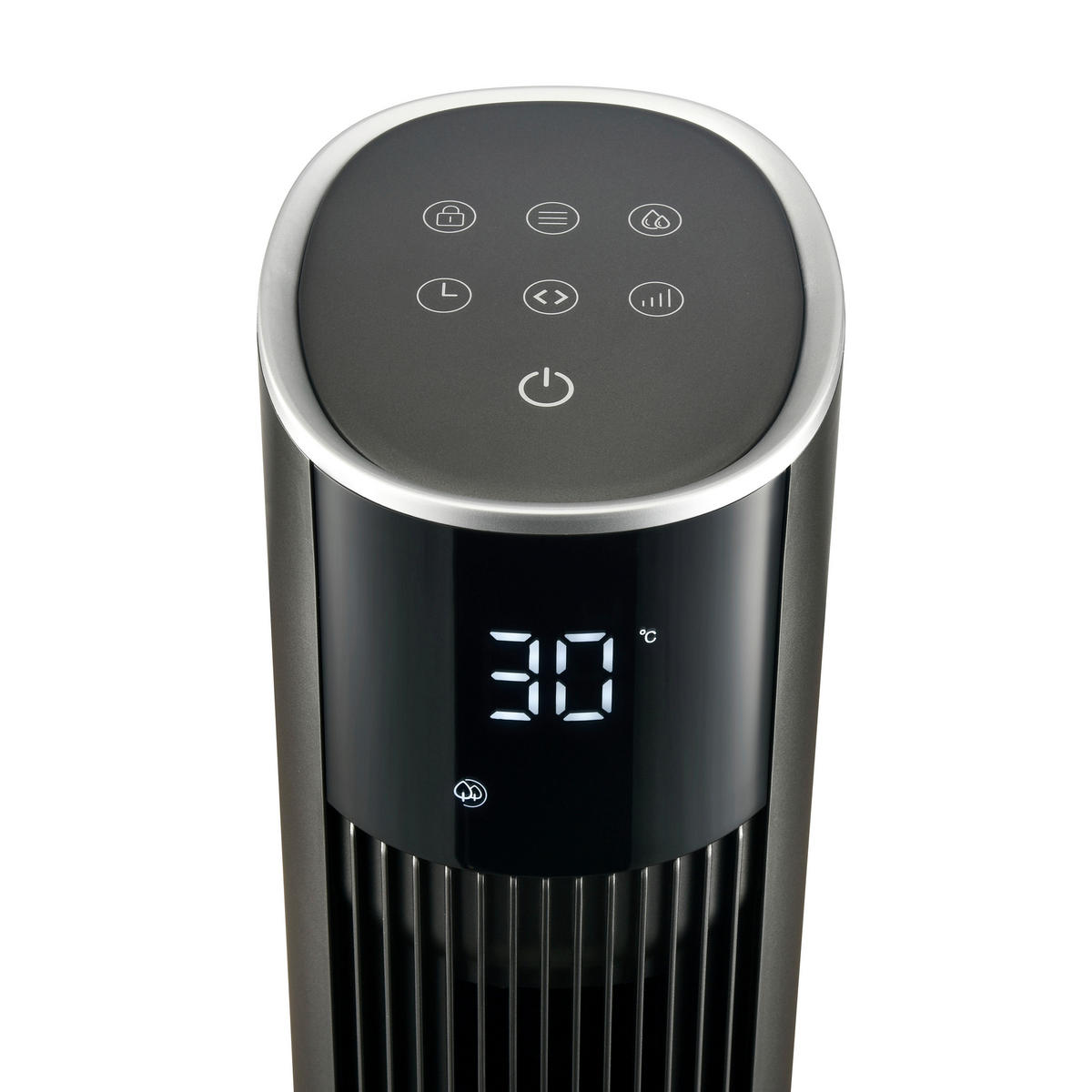 OCHLADZOVAČ VZDUCHU - titánová, Trend, plast (31,5/106cm) - Mican