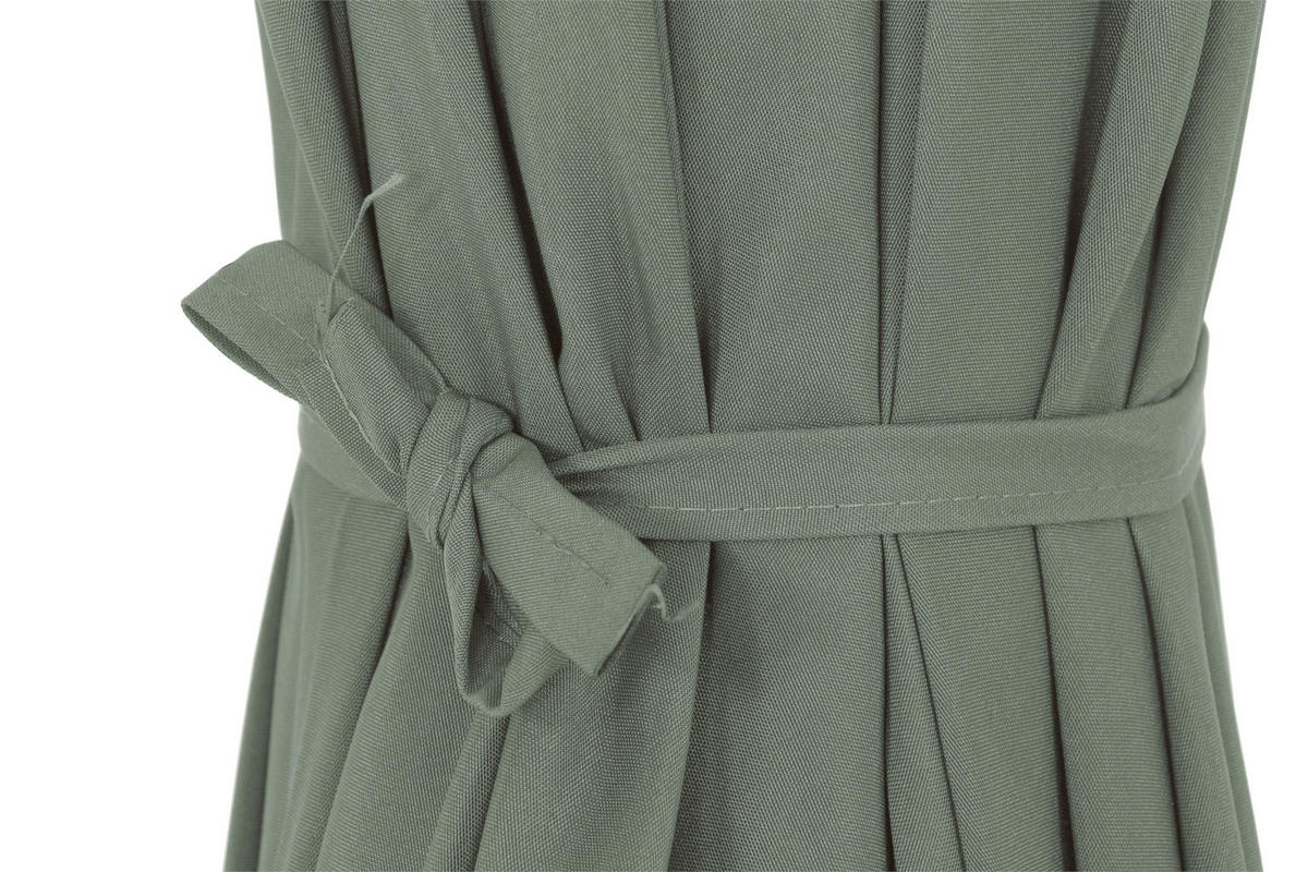 SONNENSCHIRM 300 cm  - Anthrazit/Olivgrün, KONVENTIONELL, Textil/Metall (300/200cm) - Siena Garden