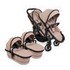 rok isporuke 60 dana  PEACH 7  - tamno siva/maslinasto zelena, Basics, tekstil/plastika (75/55/39cm) - ICANDY