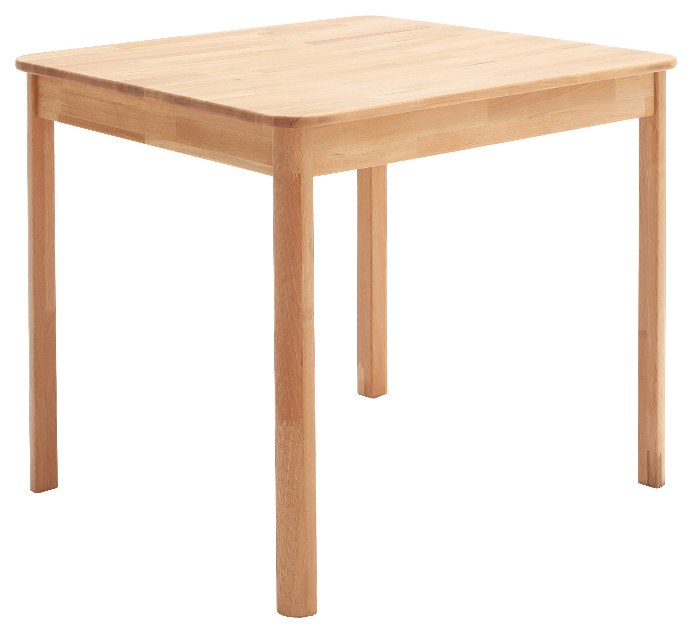 P & B Esstisch Kernbuche 80x76x80 cm