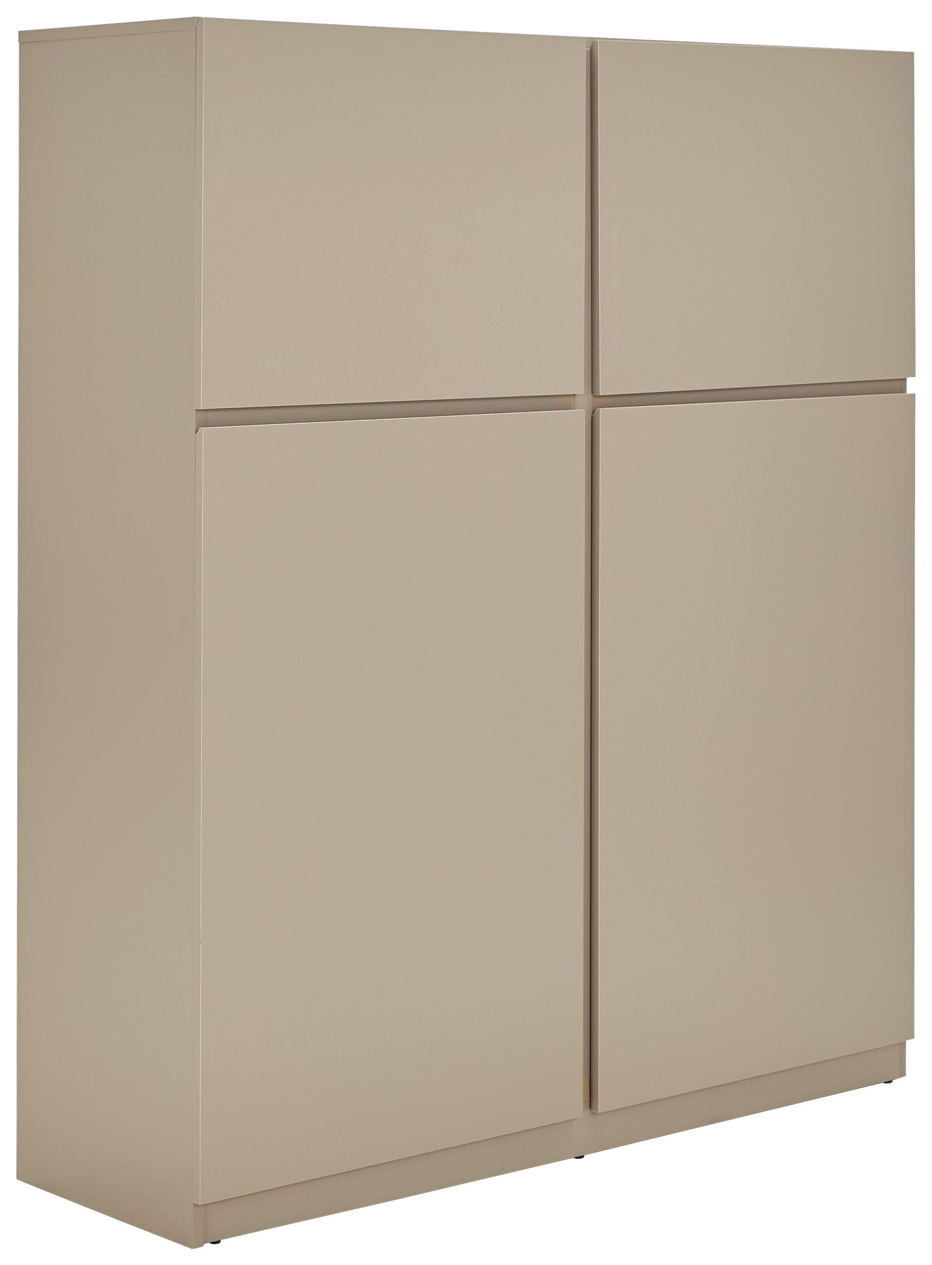 HIGHBOARD Bern 119,5/143/40 cm  - Beige, Design, Holzwerkstoff (119,5/143/40cm) - MID.YOU