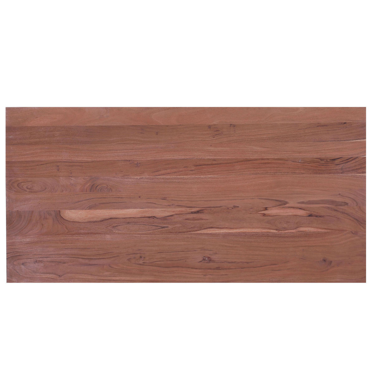 ESSTISCH 180/90/77 cm Echtholz  Holz rechteckig Akaziefarben  - Anthrazit/Akaziefarben, ROMANTIK / LANDHAUS, Holz/Metall (180/90/77cm) - Landscape