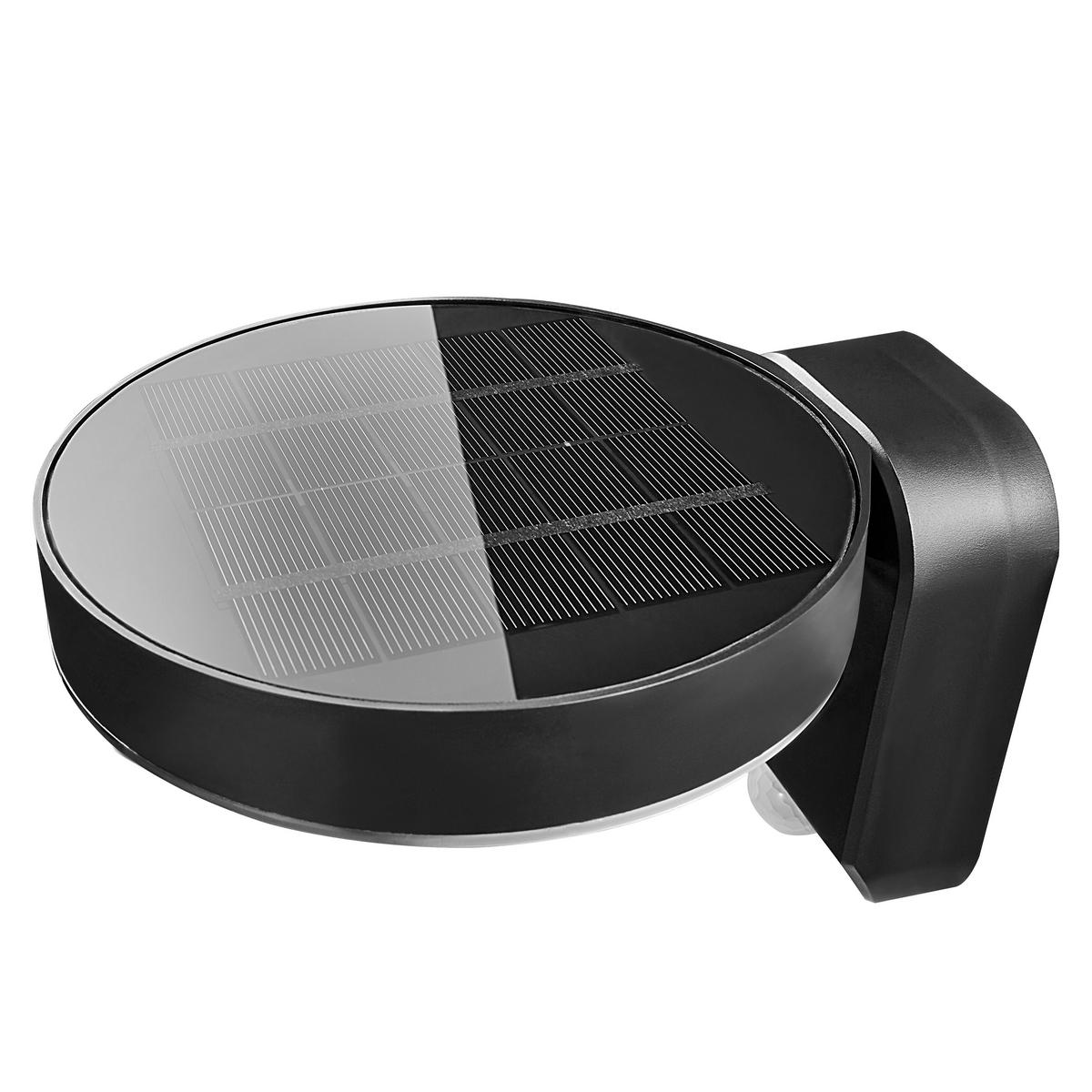 SOLARLEUCHTE Rica 12/18 cm   - Schwarz, Basics, Kunststoff (12/18cm) - Nordlux
