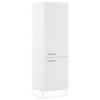 GESCHIRRSCHRANK 60/206,2/57,6 cm  in Weiß  - Edelstahlfarben/Weiß, Basics, Holzwerkstoff/Metall (60/206,2/57,6cm) - Impuls