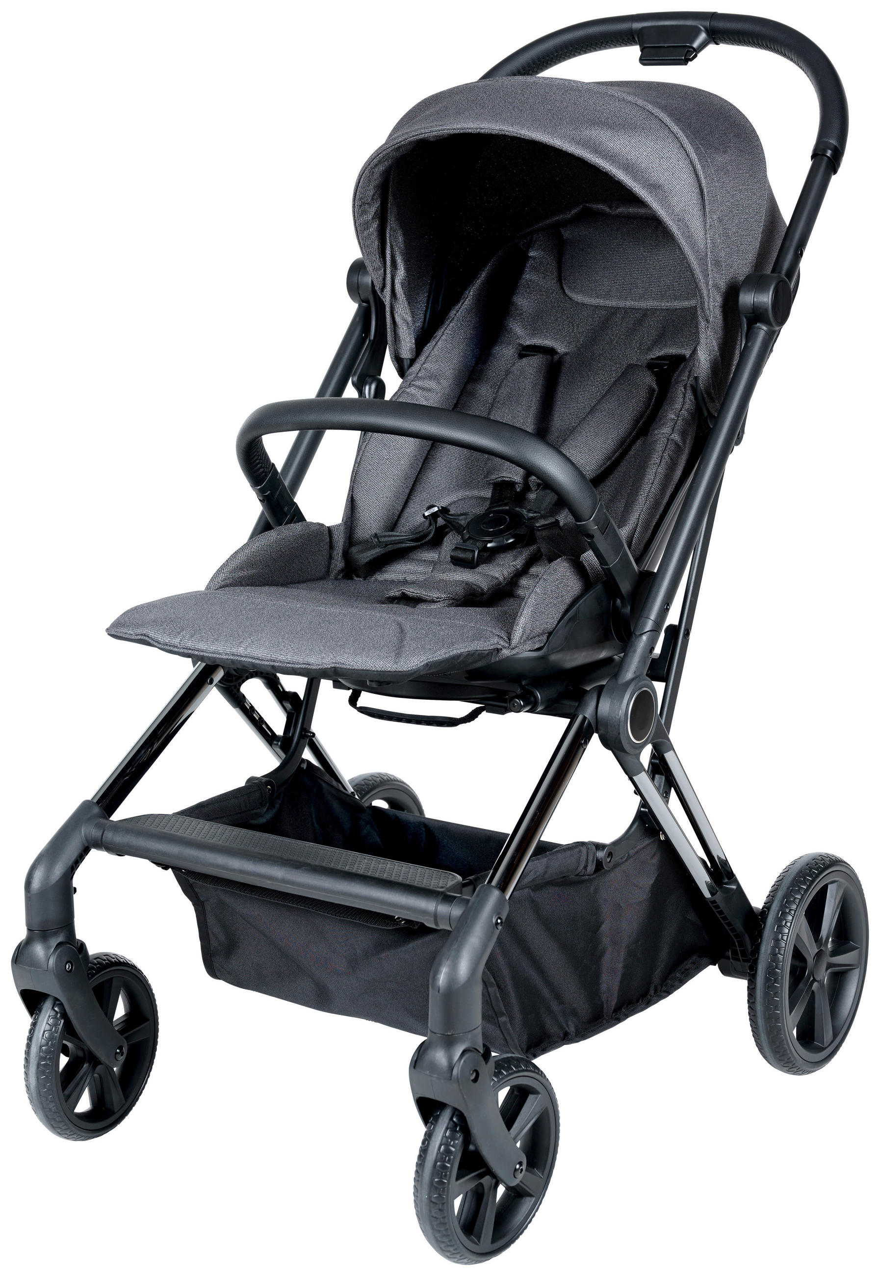 BUGGY TWIRL  - Schwarz/Grau, Trend, Kunststoff/Textil (75/55/105cm) - Jimmylee