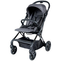 BUGGY TWIRL  - Schwarz/Grau, Trend, Kunststoff/Textil (75/55/105cm) - Jimmylee