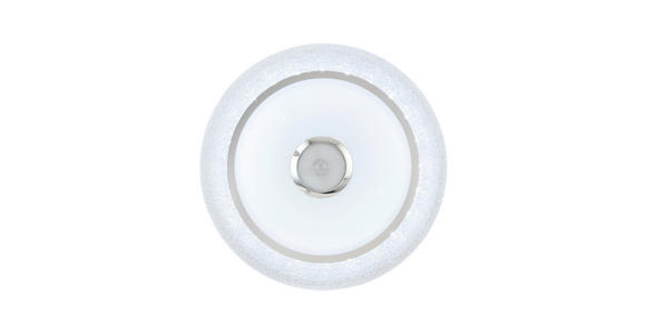 LED-DECKENLEUCHTE 38/8 cm - Chromfarben/Weiß, Trend, Kunststoff/Metall (38/8cm) - Novel