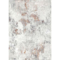 VINTAGE-TEPPICH Ondea Jorg 240/340 cm  in Hellgrau, Rostfarben, Grauweiß  - Rostfarben/Hellgrau, Design, Kunststoff/Textil (240/340cm) - Lindorug