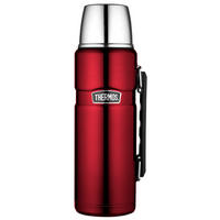 ISOLIERFLASCHE STAINLESS KING 1,2 L  - Rot, Basics, Metall (1,2l) - Thermos